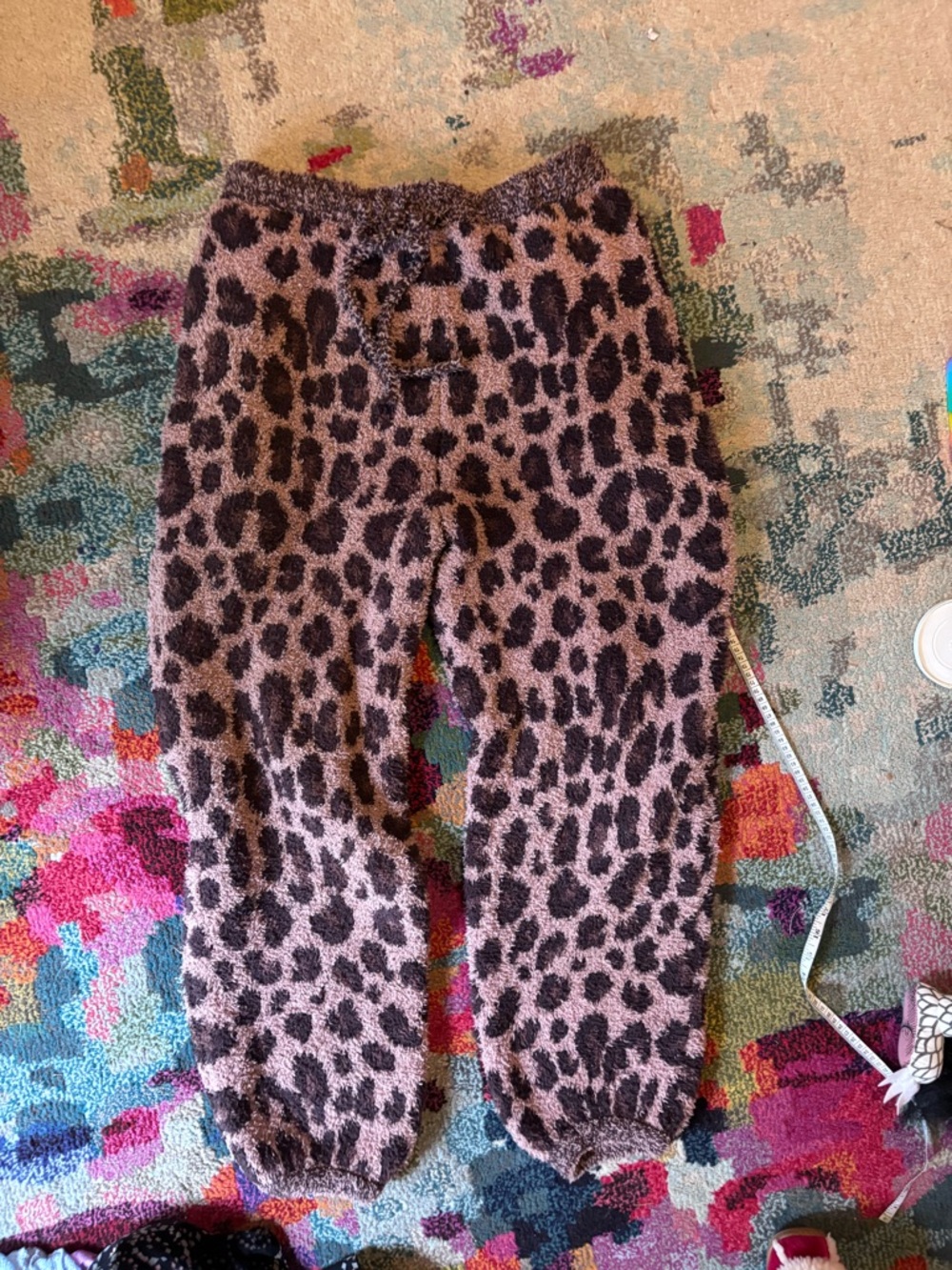 SKIMS Cozy Leopard Jogger